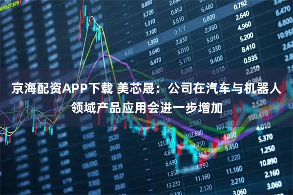 京海配资APP下载 美芯晟：公司在汽车与机器人领域产品应用会进一步增加